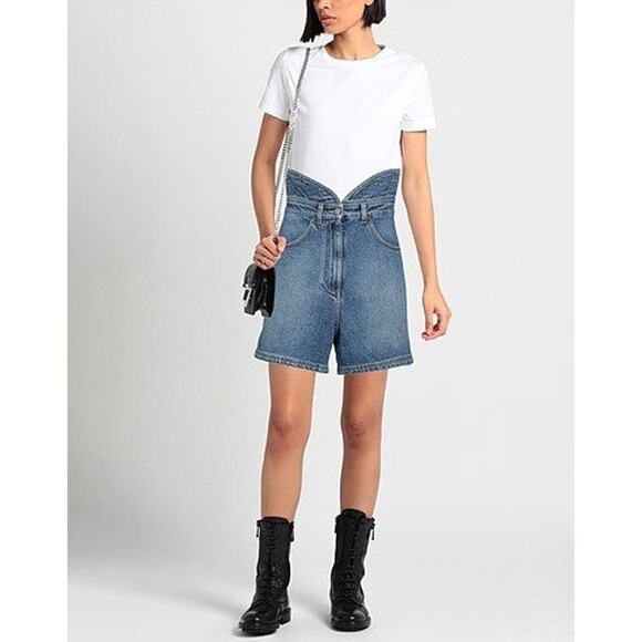 Philosophy di Lorenzo Serafini Denim Shorts - 6 Mid Denim - Picture 1 of 4